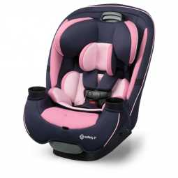 Cadeirinha de Carro Conversível Slim Safety 1st Grow and Go All-in-One, 3 Estágios, 2 Porta-Copos, Almofadas Ajustáveis, Alças de Arnês
