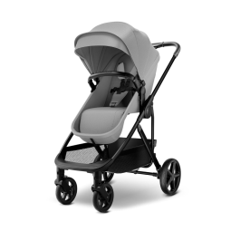 Carrinho de Bebê MAMA BABY Rovee Bassinet, 2 em 1, Assento Reversível, Capota com Proteção Solar UPF 50 e Rodas Todo-Terreno para Famílias