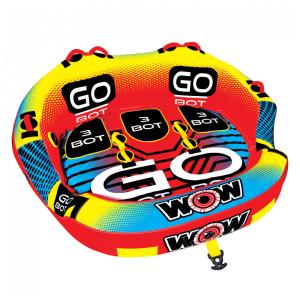 Boia Rebocável Aquática para 3 Pessoas, WOW SPORTS, Vermelho