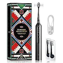 Usmile Escova de Dentes Elétrica Branqueadora Recarregável USB, Preta
