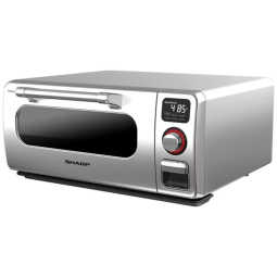 Forno Elétrico de Bancada Sharp em Aço Inoxidável, 1750W, 110v, UNKNOWN SSC0586DS, Prateado