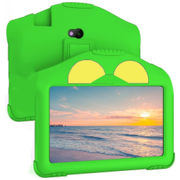 Tablet Infantil 7 Educativo com Controle de Pais, WiFi e Câmera Dupla, Android 11 3GB RAM, RliyOliy, Verde