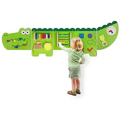 Painel Crocodilo Interativo e Educacional
