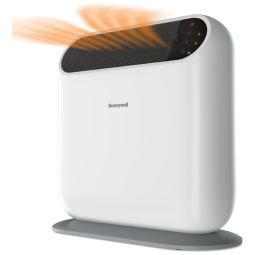 Aquecedor Elétrico de Cerâmica ThermaWave 6 com 2 Níveis de Potência e Termostato Ajustável, 110v, HONEYWELL HCE870W, Branco