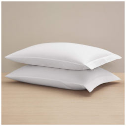 Conjunto de Fronhas de Cetim, Tamanho Padrão, 2Un, Fronhas de Luxo Totalmente Macias, Sedosas e Brilhantes, H by Frette, Branca