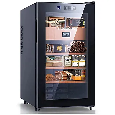 Humidor Eletrônico NEEDONE Preto Capacidade