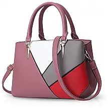 NICOLE DORIS Bolsa Feminina de Ombro Impermeável e Elegante, Rosa