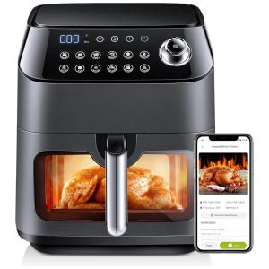 Fritadeira Elétrica Air Fryer 11 em 1, Capacidade 6L, EPICHEF AF600, 110V, Preto