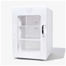 Mini Geladeira para Skincare a da Vaidade, 12V, Cor Branca, 110v, VANITY PLANET VP94337 0100, Branco