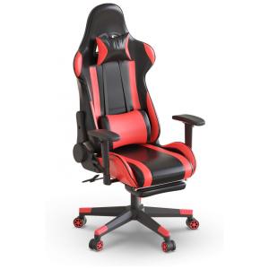Cadeira de Escritório Gamer Reclinável e Ergonômica com Apoio de Lombar, NSDIRECT, Preto