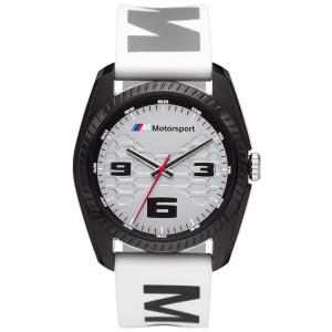 BMW 1012 Relógio Masculino de Quartzo Automático, com Pulseira de Silicone, Branco
