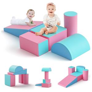 Blocos de Espuma Lischwert Soft Play, 5 Peças de Escalada e Atividade de Rastejamento, Brinquedo de Escalada em Espuma