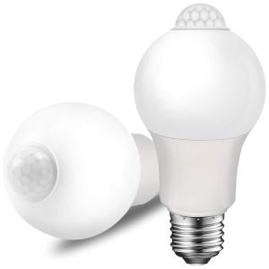 Energetic Lâmpada LED Sensor de Movimento Automático, 60W Branco Frio 5000K, 2 Un