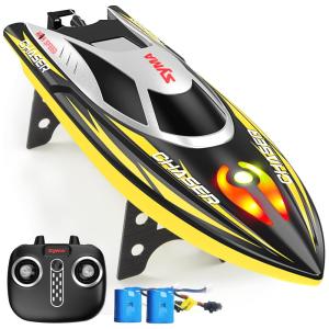 Barco de Controle Remoto para Adultos até 20km por hora, Recarregável, SYMA Q7 1, Preto