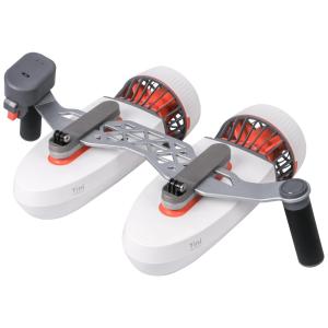 Scooter Subaquática Propulsor de Mergulho 2 em 1 com Motor Duplo Tini e Suporte para Celular ou Câmera, Sublue, Branco