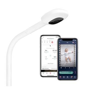 Babá Eletrônica 1080p com Suporte de Chão, Compatível com IOS e Android, NANIT N301US, Branco