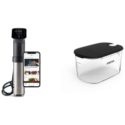 Termocirculador Elétrico Ultra Silencioso para até 12L, 1200W, 110v, ANOVA CULINARY, Preto