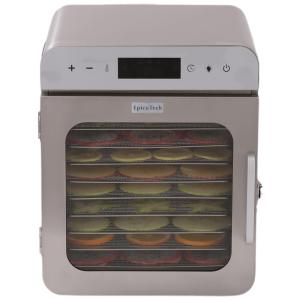 Desidratador de Alimentos EpicuTech S410, 10 Bandejas de Aço Inoxidável, Controle de Temperatura 90°C, Temporizador 24H, 400W