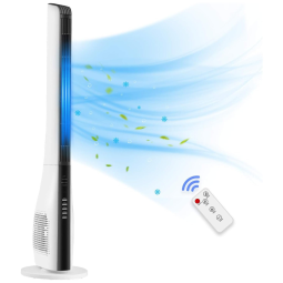 Ventilador de Torre com Controle Remoto e 3 Velocidades, 110V 43W, TRUSTECH BLF YH05 001, Branco