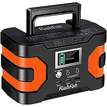 FF FLASHFISH Gerador, Acumulador de energia Elétrico, Solar, portátil, c, USB, 16 60V, 330W, 110V, c, 2 tomadas