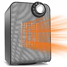 Calefator cerâmico, calefador portatil 1500 watts com termostato, auto giro, 110V