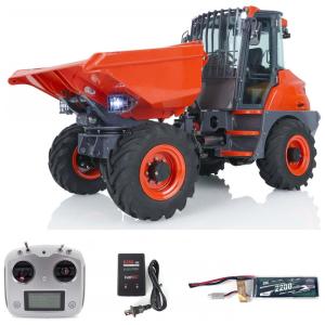 Caminhão Basculante TOUCAN RC HOBBY com Controle Remoto, Escala 1.14, Vermelho