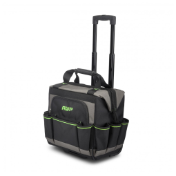 Bolsa de Ferramentas Organizadora com Rodas e Compartimentos, Amarela, AWP L 22814, Preto