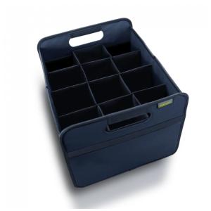 Caixa Para Transporte de Vinhos MEORI até 12 Garrafas, Azul Marinho