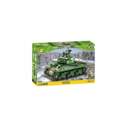 Kit de Construção Tanque Sherman M4A3E2 JUMBO com 720 Peças, COBI, Verde