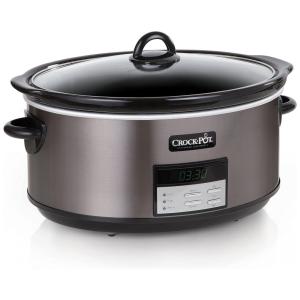 Crock Pot Slow Cooker Panela de barro fogão lento Fogão lento programável de 8 quartos com cronômetro digital SCCPVFC800 DS