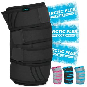 Joelheira a Gel de Compressão para Dor de Artrite, Tendinite, LCA, Lesão Atlética, Osteoartrite, Preta