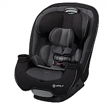 Cadeirinha Safety 1st Grow and Go Preta 3-em-1 Perfil Compacto 2,3 a 45,4 kg