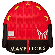 Boia Rebocável Aquática HO Mavericks 2 para 2 Pessoas, Vermelha