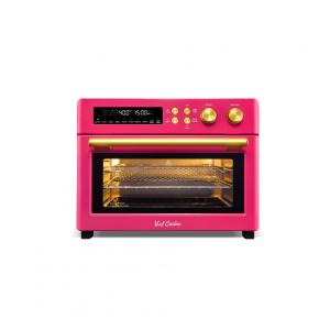 Forno Elétrico 10 em 1, 24,5L com Aquecimento Infravermelho e 10 Funções Predefinidas, 110V 1750W, VAL CUCINA, Rosa