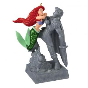 Enfeite de Natal Hallmark Keepsake 2025, Disney A Pequena Sereia Ariel e O Príncipe com Som, Presente para Fãs da Disney