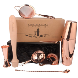 A Bar Above Kit Bn Profissional 14 Peças em Aço Inoxidável, Cobre