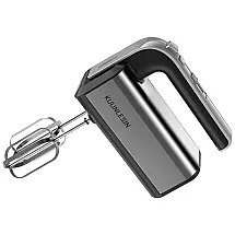 Batedeira de Mão com 5 Velocidades e Acessórios de Aço Inox, 300W, 110v, KUUNLESIN electric hand mixer KLS 8991, Cinza