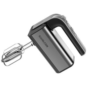 Batedeira de Mão com 5 Velocidades e Acessórios de Aço Inox, 300W, 110v, KUUNLESIN electric hand mixer KLS 8991, Cinza