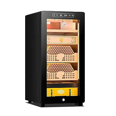 Humidor Elétrico Cabinet Koyike Preto