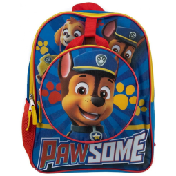 Mochila Escolar Infantil 40cm Bioworld Patrulha Canina para Crianças, Azul