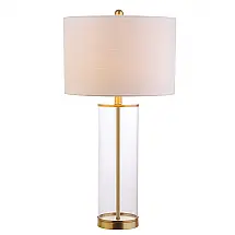 Abajur Luminária de Mesa em Vidro Moderna Contemporânea com 73 cm de Altura para Quarto, Sala de Estar, Escritório e Estante, 110V 100W