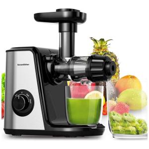 Bonsenkitchen Espremedor de Sucos, Prata e Preto 110V