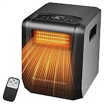 Aquecedor Infravermelho OSTBA 6 Elementos 1500W ECO Timer 12h Controle Remoto Trava Infantil Ate 92,9 m2 120V