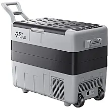 Mini Geladeira, Cooler Automotiva Elétrico Portátil 50L, 110v, JOYTUTUS DZ50, Cinza