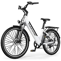 E-Bike Funhang EB-C2, Motor Brushless 500W (Pico 1000W), Torque 55Nm, Bateria 48V 374Wh Removível, Aro 26", 7 Marchas, 5 Modos