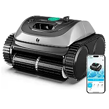 WYBOT C1 Robotic Pool Vacuum 2025 Upgrade para Piscinas Enterradas, Limpeza Eficiente de 150min sem Fio, Limpeza de Linha d'Água