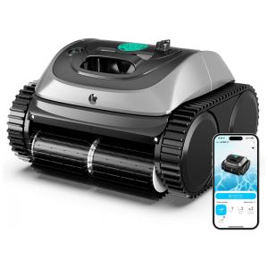 WYBOT C1 Robotic Pool Vacuum 2025 Upgrade para Piscinas Enterradas, Limpeza Eficiente de 150min sem Fio, Limpeza de Linha d'Água