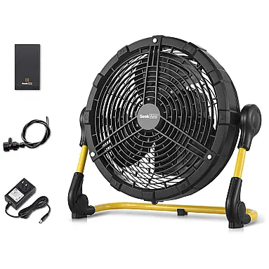 Ventilador de Piso, Bateria, Recarregável