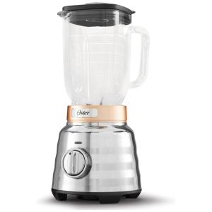 Liquidificador de Bancada 1.6L em Aço Inoxidável com 3 Velocidades, 1100W 110V, Oster, Prata