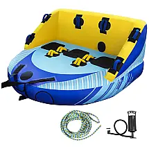 Boia Rebocável Aquática Elaml para 3 Pessoas, Azul